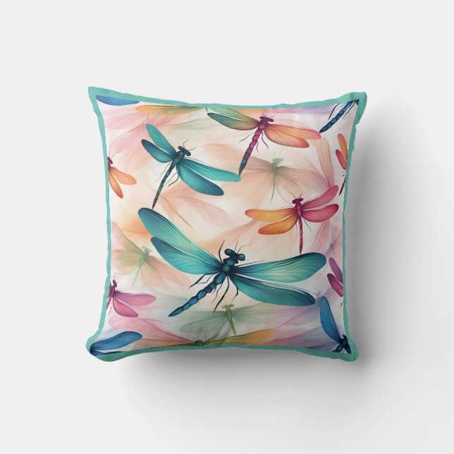 Dragonfly Dance Cushion (Front)
