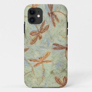 Dragonfly Dance Gold iPhone 11 Case