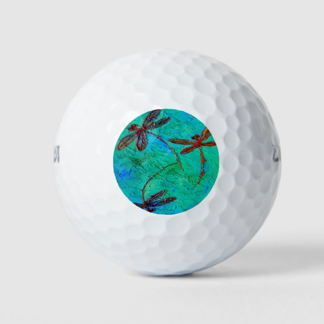 Dragonfly Dance Golf Balls (Front)