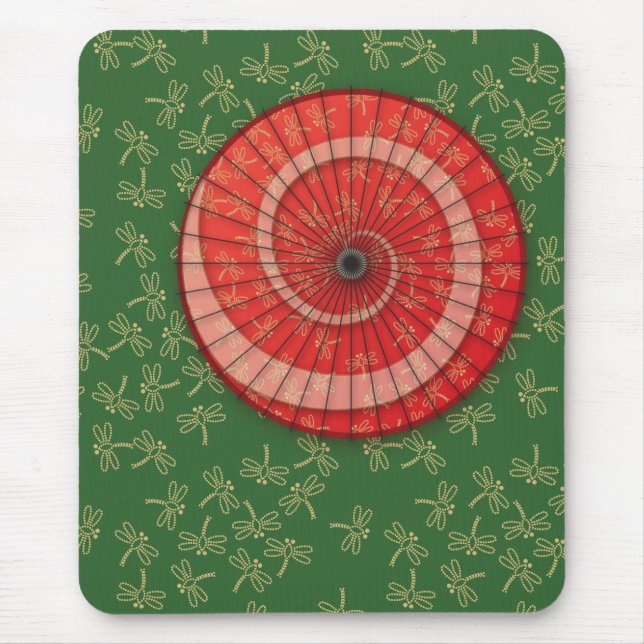dragonfly dance mouse mat (Front)