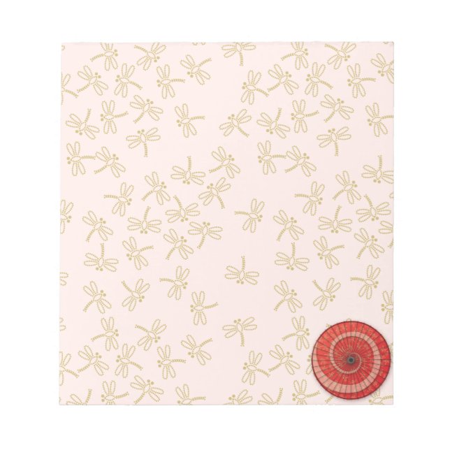 dragonfly dance notepad (Front)