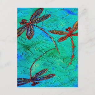 Dragonfly Dance Postcard