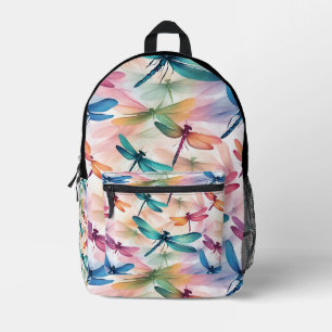 Dragonfly Dance Print Cut Sew Bag