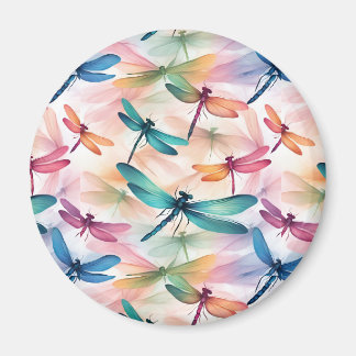 Dragonfly Dance Print Cut Sew Bag Magnet