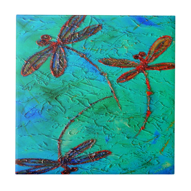 Dragonfly Dance Tile (Front)