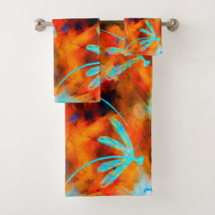 Dragonfly Desert Flit Bath Towel Set