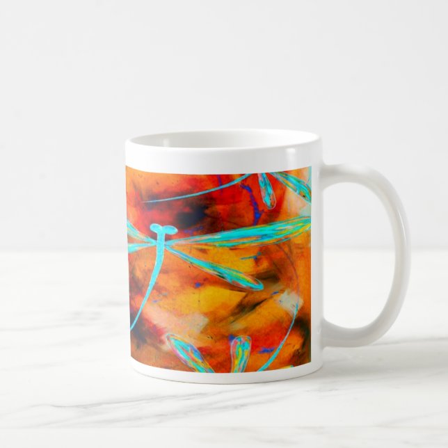 Dragonfly Desert Flit Coffee Mug (Right)