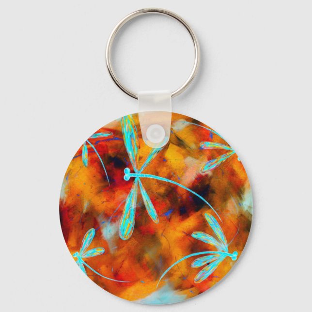 Dragonfly Desert Flit Key Ring (Front)