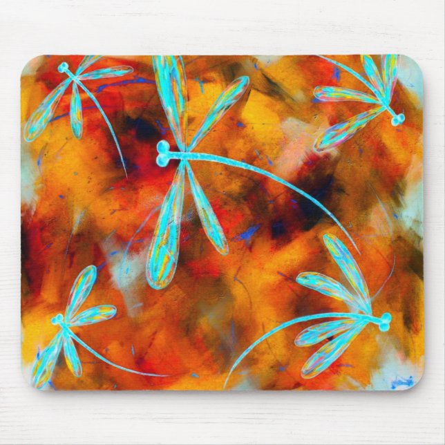 Dragonfly Desert Flit Mouse Mat (Front)