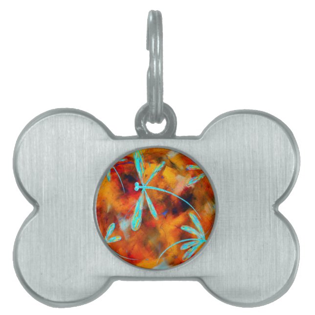 Dragonfly Desert Flit Pet Name Tag (Front)