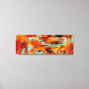 Dragonfly Desert Montage Canvas Print