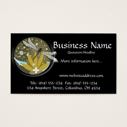 Dragonfly Design 2 Business Cards