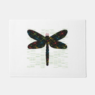 Dragonfly Design Doormat