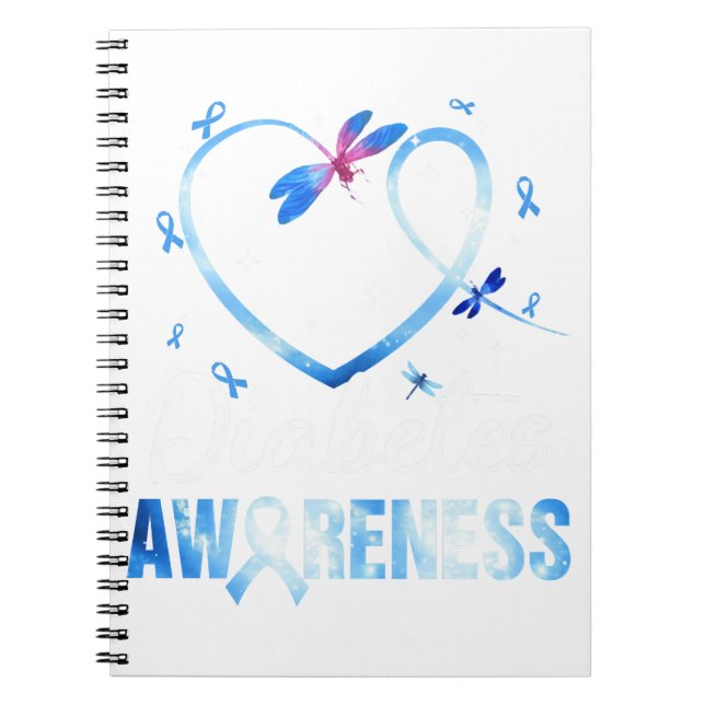 Dragonfly Diabetes Awareness Notebook (Front)