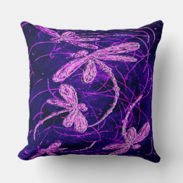 Dragonfly Disco Cushion