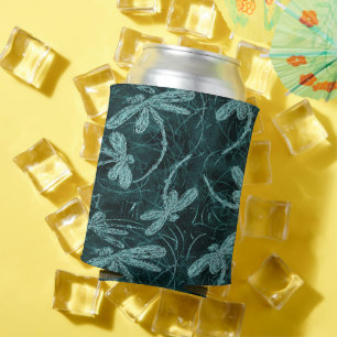 Dragonfly Disco Midnight Blue Can Cooler