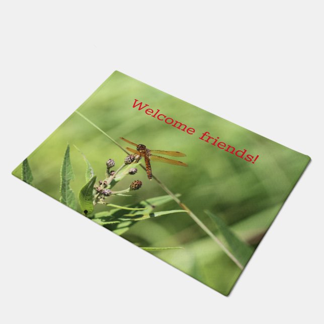 Dragonfly Doormat (Angled)
