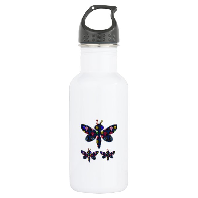 DRAGONFLY dragon fly insect dot navinJOSHI NVN89 532 Ml Water Bottle (Front)