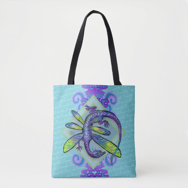 Dragonfly Dragon Tote Bag (Front)