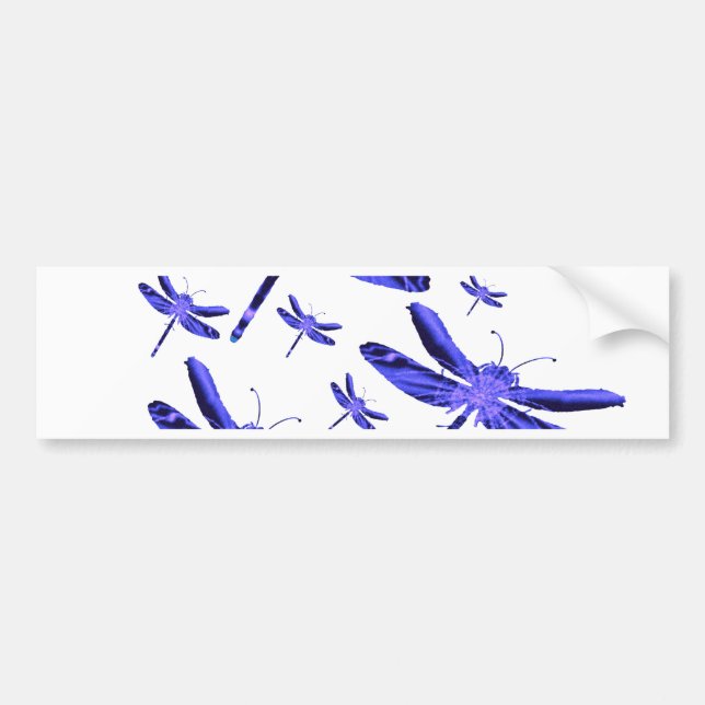 Dragonfly Dragonflies Bumper Sticker (Front)