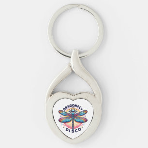 Dragonfly Dragonfly Disco Key Ring