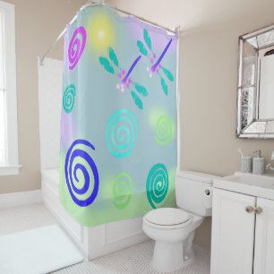 Dragonfly Dream Shower Curtain