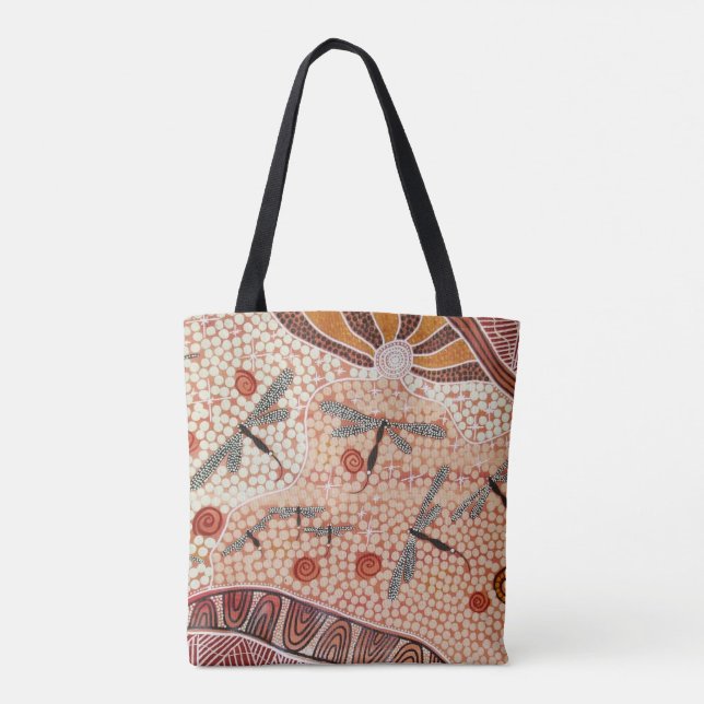 Dragonfly Dreaming Tote Bag (Back)