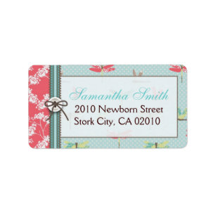 Dragonfly Dreams Boy Address Label