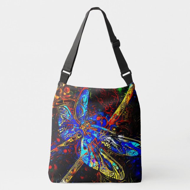 Dragonfly Dreams Crossbody Bag (Front)