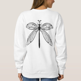 Dragonfly Dreams Insect Art - Entomology Elegance Sweatshirt