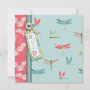Dragonfly Dreams Invitation Square