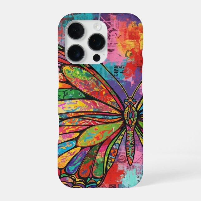 Dragonfly Ephemera Abstract iPhone Case (Back)
