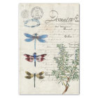 Dragonfly Ephemera Furniture Decoupage Paper