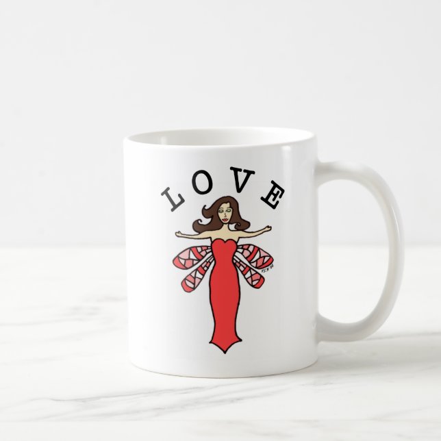 Dragonfly Fairy Love Mug (Right)