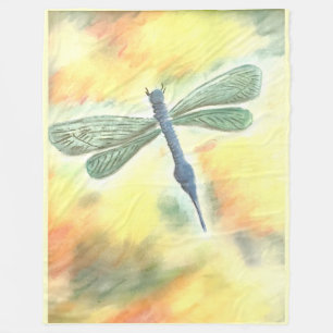 Dragonfly Fleece Blanket