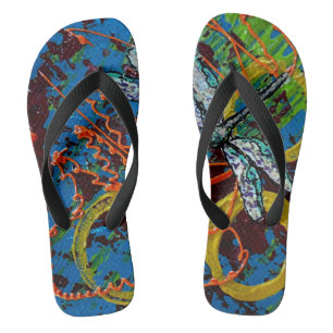 Dragonfly Flip Flops