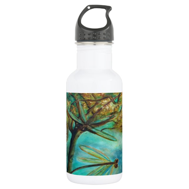 Dragonfly Flirtation 532 Ml Water Bottle (Front)