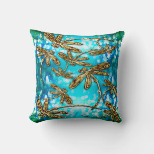 Dragonfly Flit Bubbles Cushion