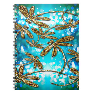 Dragonfly Flit Bubbles Notebook