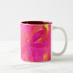 Dragonfly Flit Hazy Days Two-Tone Coffee Mug