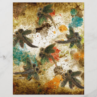 Dragonfly Flit Rustic Splash
