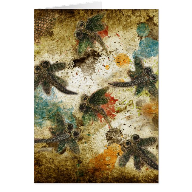 Dragonfly Flit Rustic Splash (Front)
