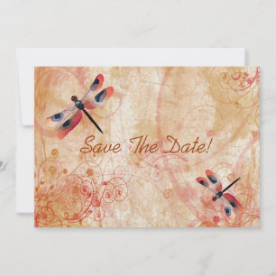Dragonfly Flourish Save The Date