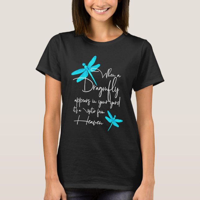 Dragonfly   For Women Spiritual Faith Dragonflies T-Shirt (Front)