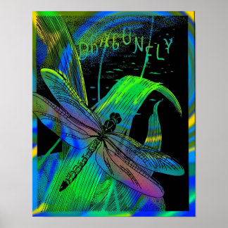 Dragonfly Framed Poster