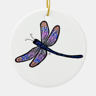 Dragonfly from Heaven Ceramic Tree Decoration