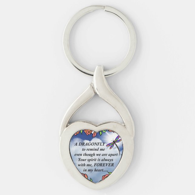 Dragonfly From Heaven Key Ring (Front)