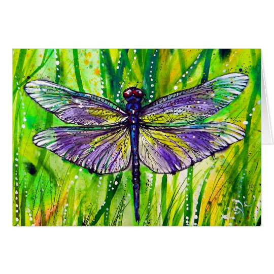 Dragonfly Garden Card