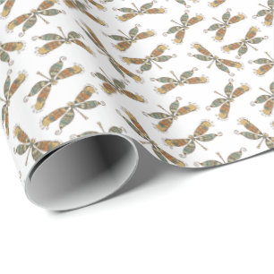 Dragonfly Gift Wrapping Paper