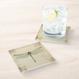 Dragonfly Glass Coaster, Dragonfly  Glass Coaster